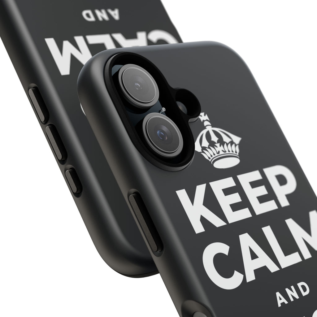 KEEP CALM AND REST SOON Phone Case (Dark)