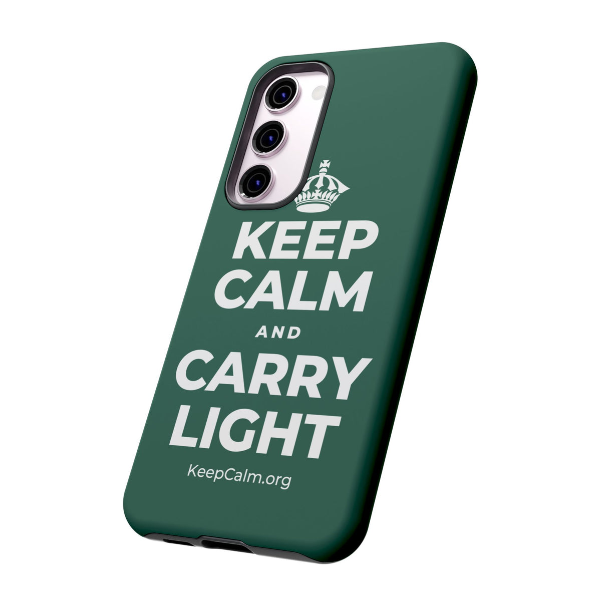 KEEP CALM AND CARRY LIGHT Phone Case