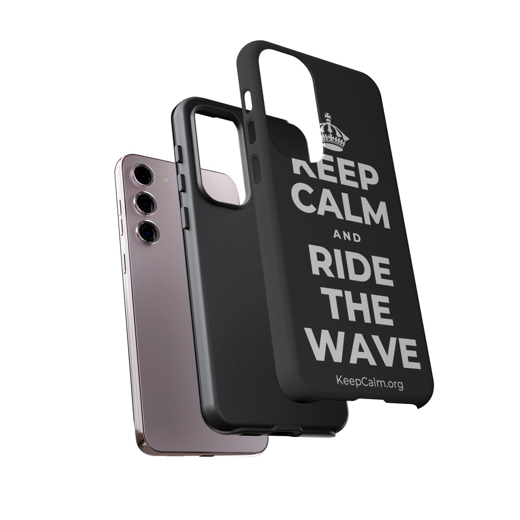 KEEP CALM AND RIDE THE WAVE Phone Case