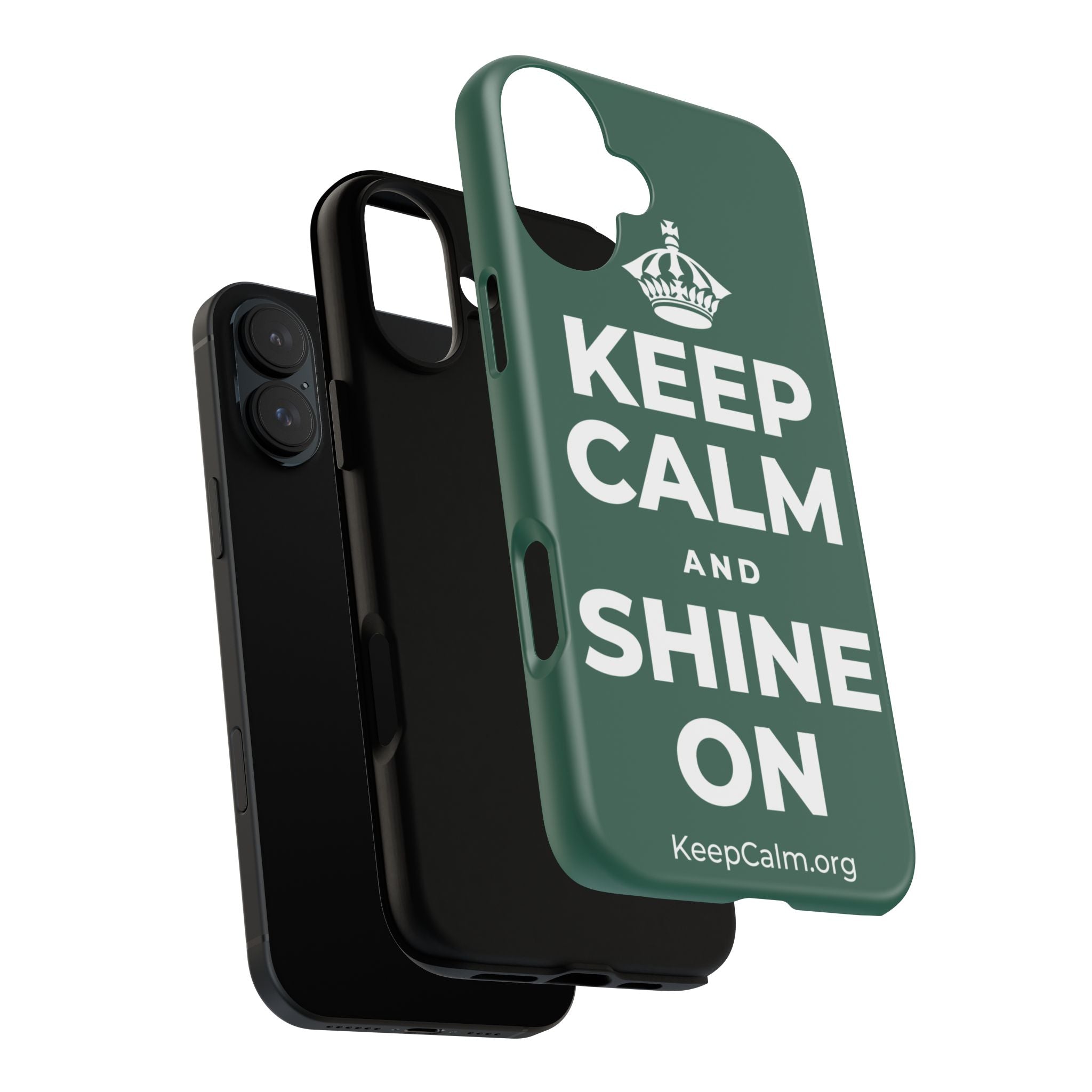 KEEP CALM AND SHINE ON Phone Case