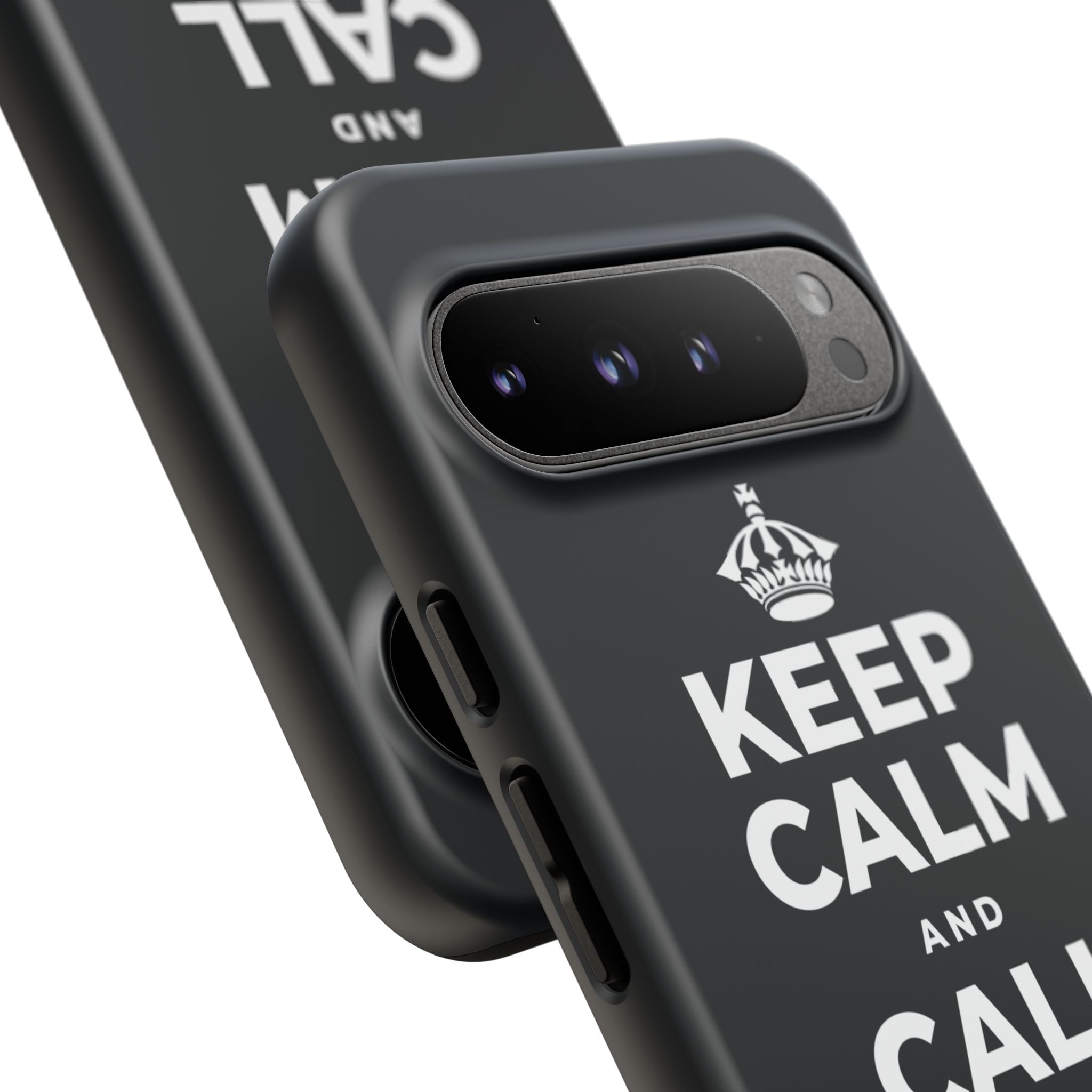 KEEP CALM AND CALL YOUR PEOPLE Phone Case (Dark)