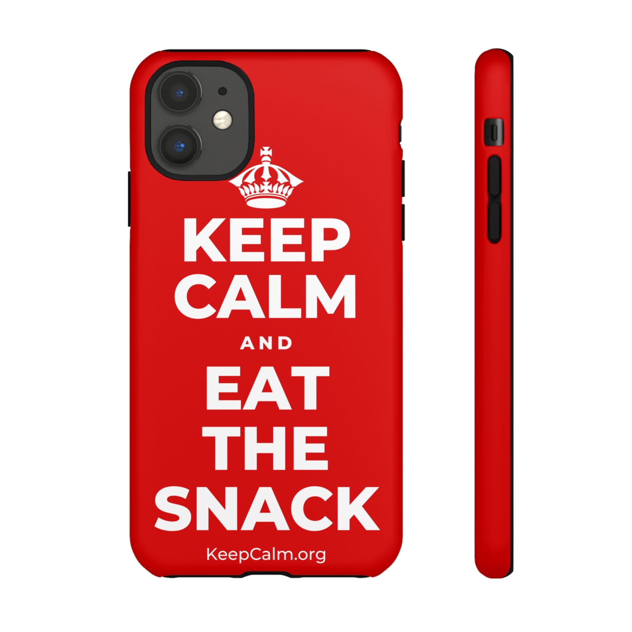 KEEP CALM AND EAT THE SNACK Phone Case