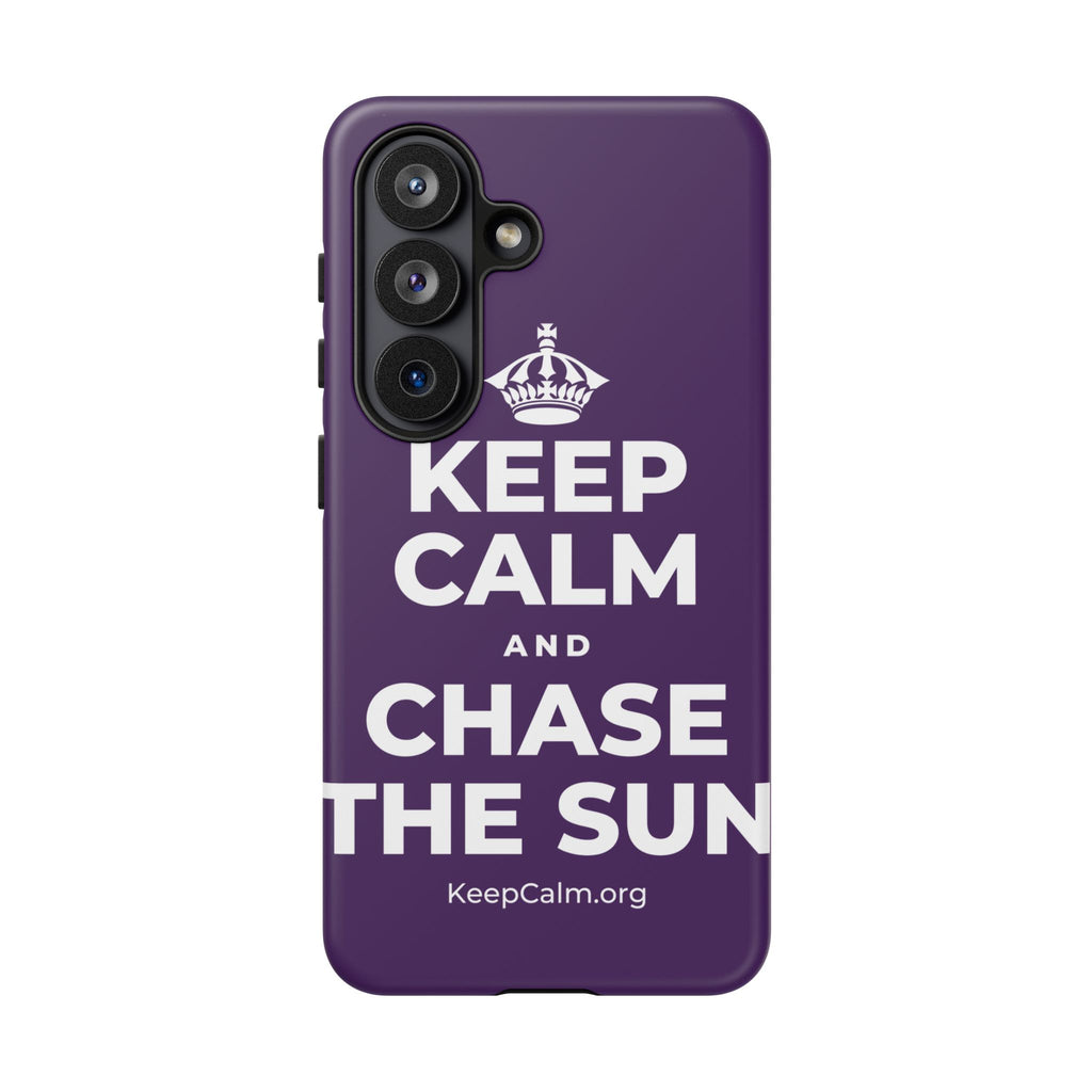 KEEP CALM AND CHASE THE SUN Phone Case