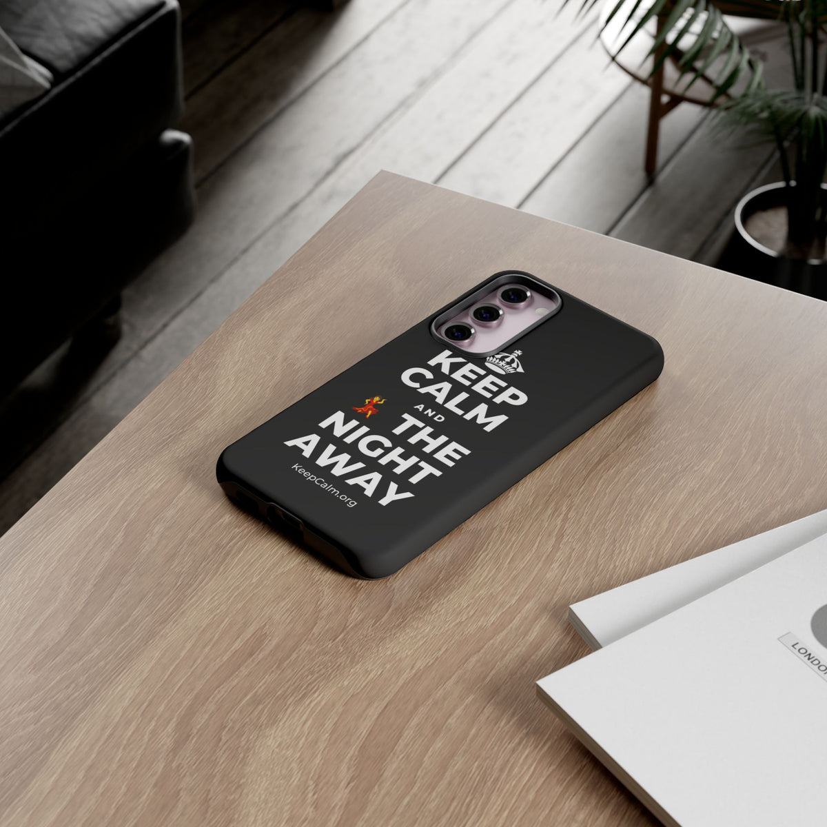 KEEP CALM AND 💃 THE NIGHT AWAY Phone Case