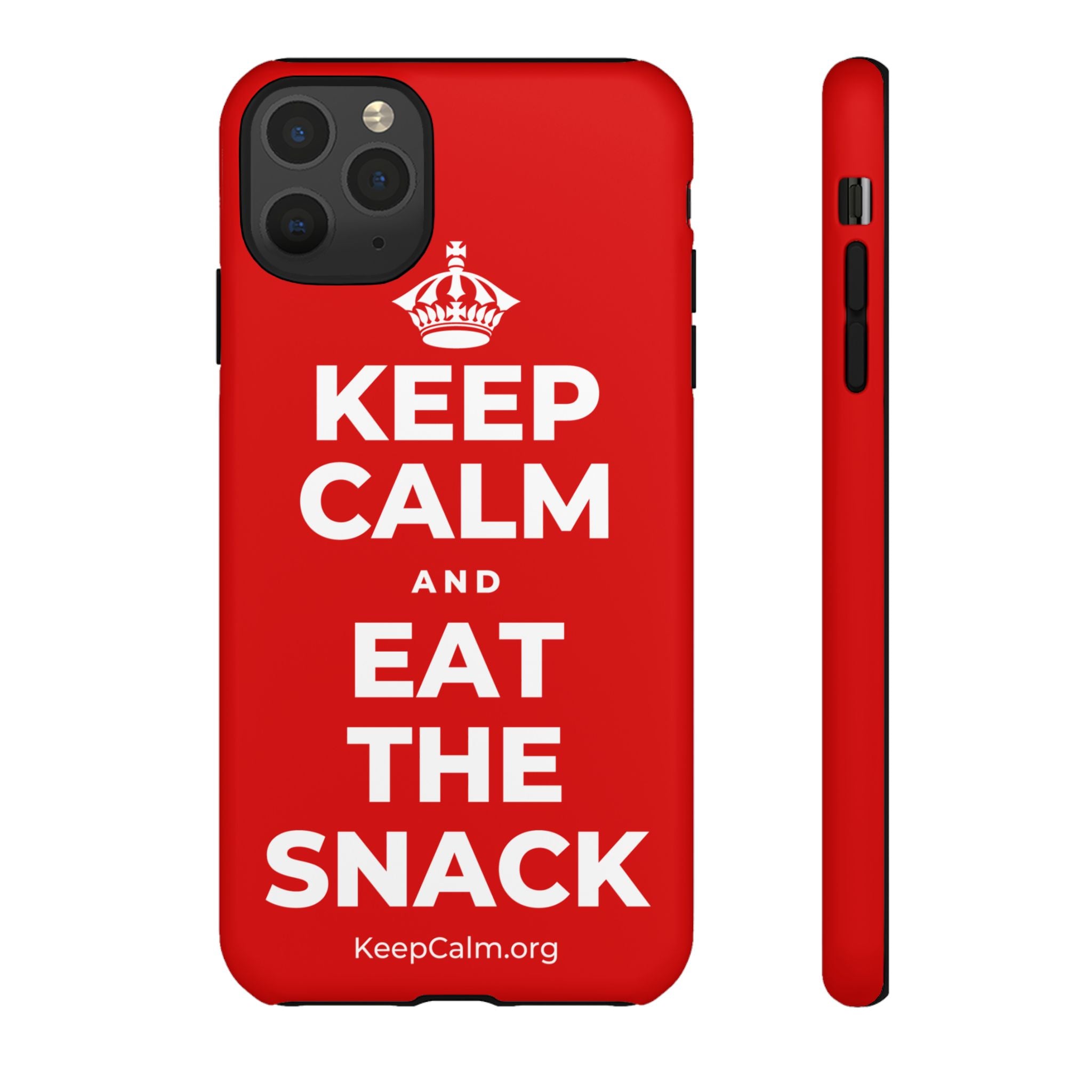 KEEP CALM AND EAT THE SNACK Phone Case
