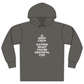 KEEP CALM AND GATHER WHAT YOU'RE GRATEFUL FOR Organic Hoodie Tee