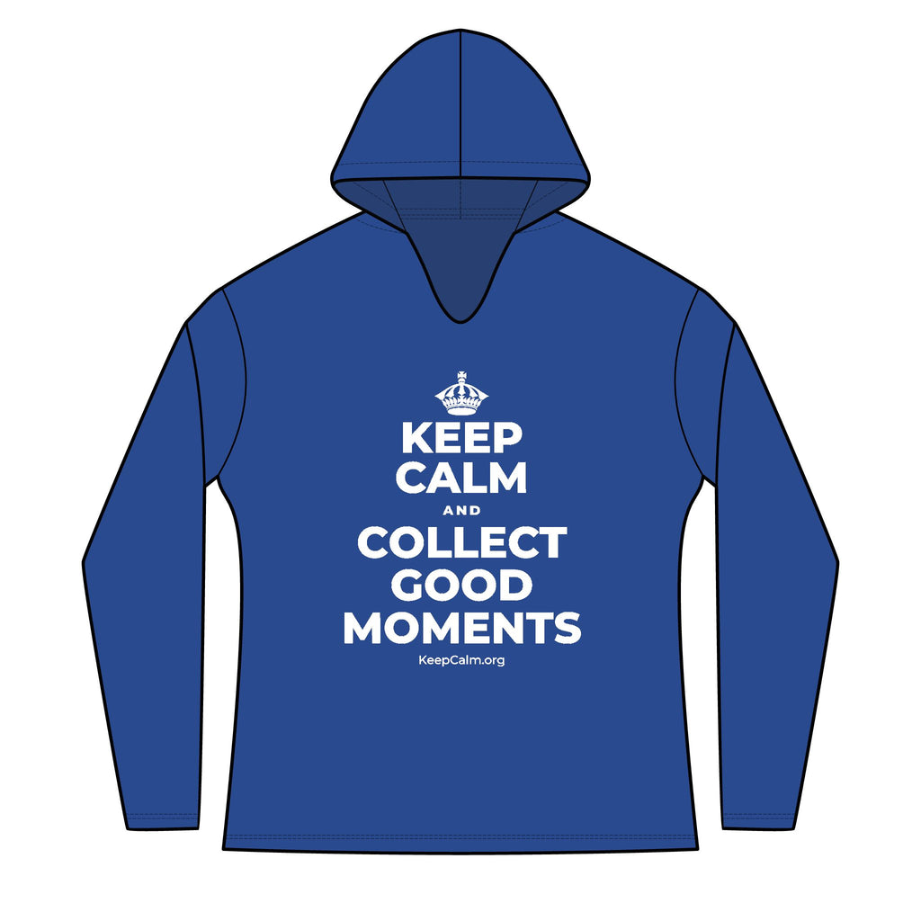 KEEP CALM AND COLLECT GOOD MOMENTS Women's Long Sleeve Hoodie