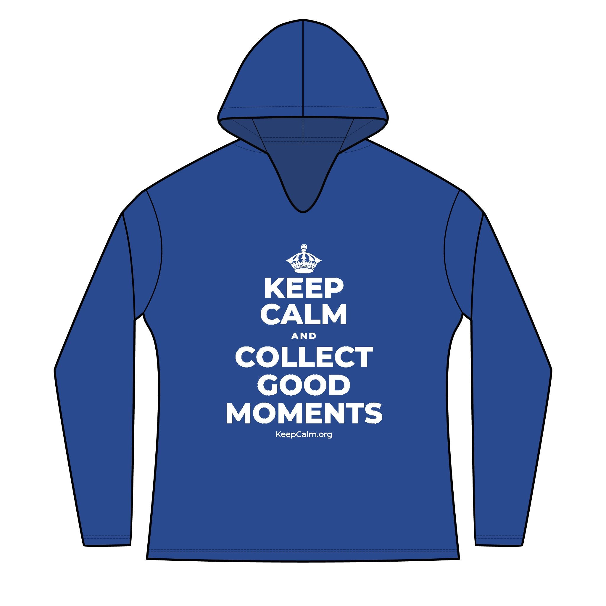 KEEP CALM AND COLLECT GOOD MOMENTS Women's Long Sleeve Hoodie