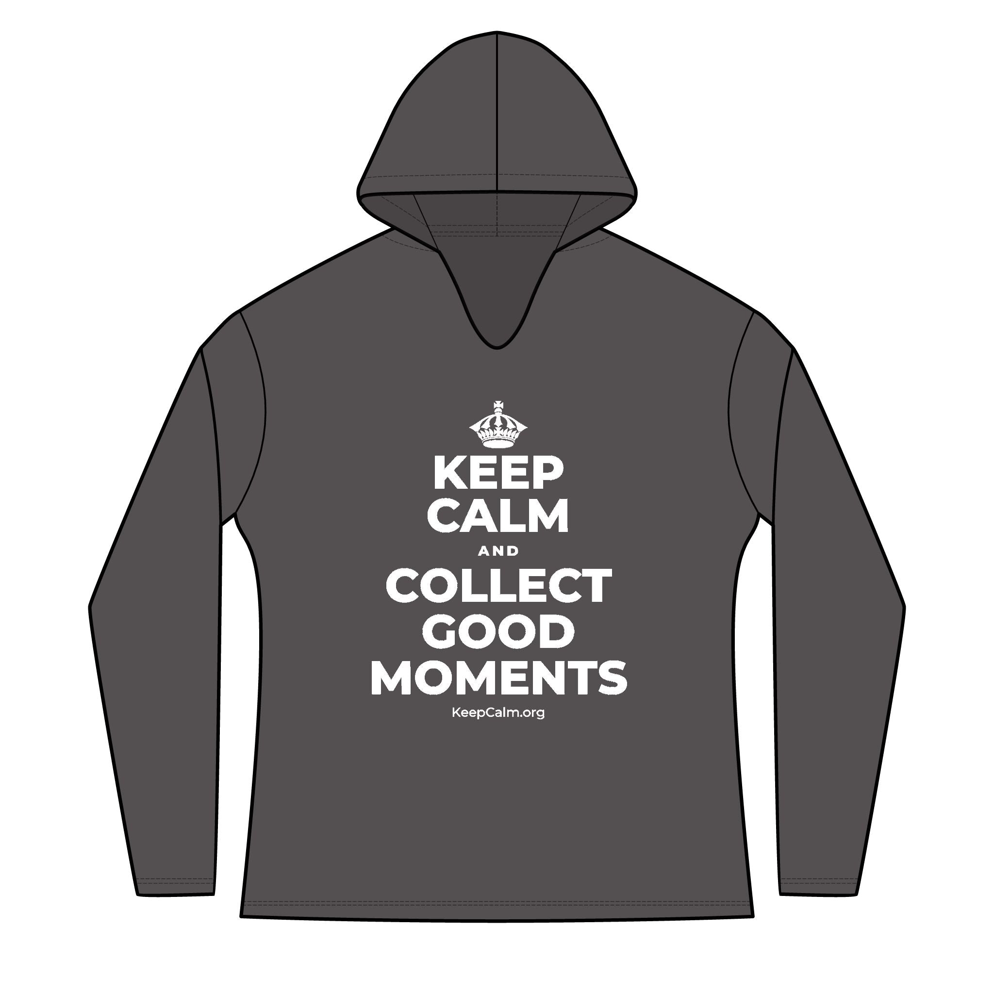 KEEP CALM AND COLLECT GOOD MOMENTS Women's Long Sleeve Hoodie