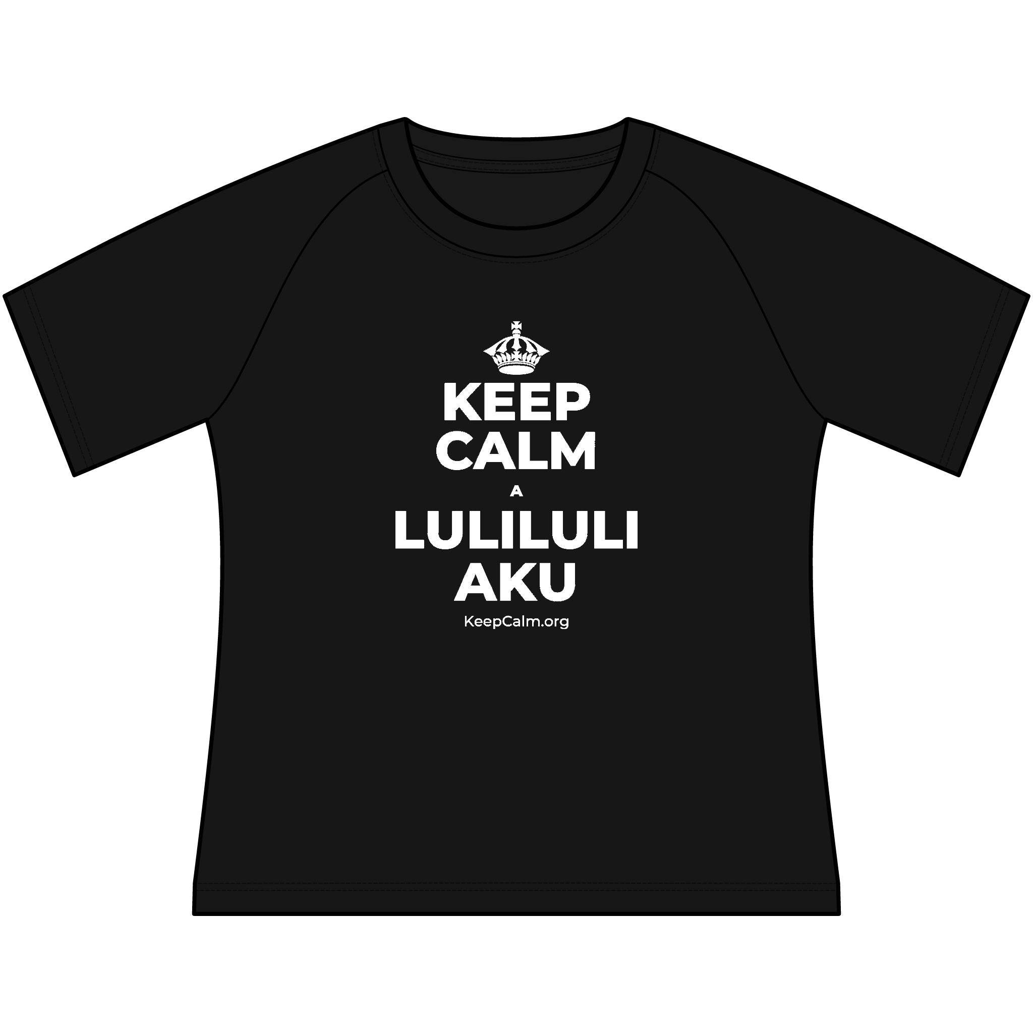 KEEP CALM A LULILULI AKU Women's Raglan Tee