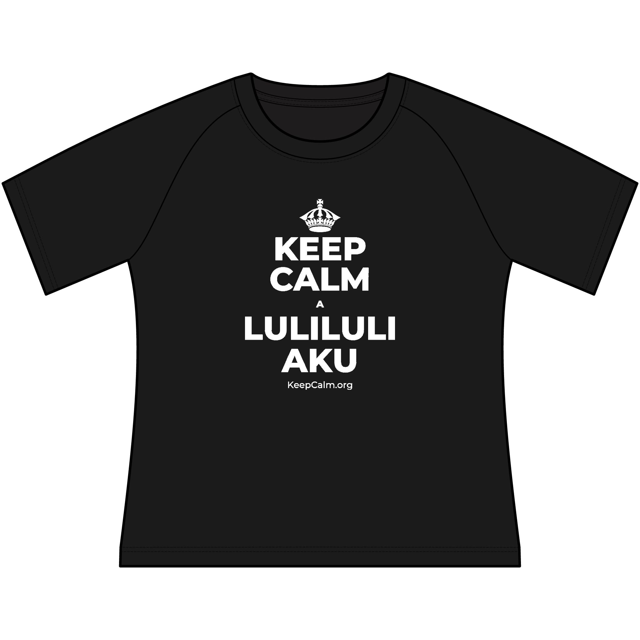KEEP CALM A LULILULI AKU Women's Raglan Tee