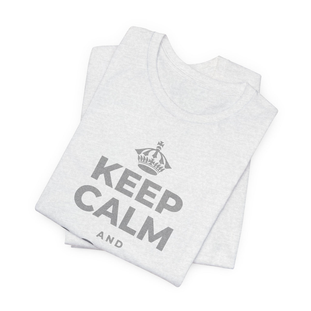 KEEP CALM AND জিনিসগুলো ঝরে যেতে দাও T-Shirt (Soft Cream–Heather Mauve)