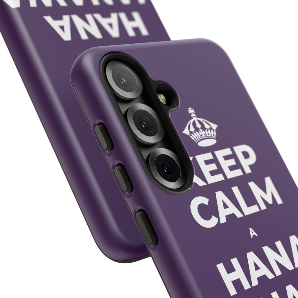 KEEP CALM A HANA MANAWA E PĀʻANI AI Phone Case
