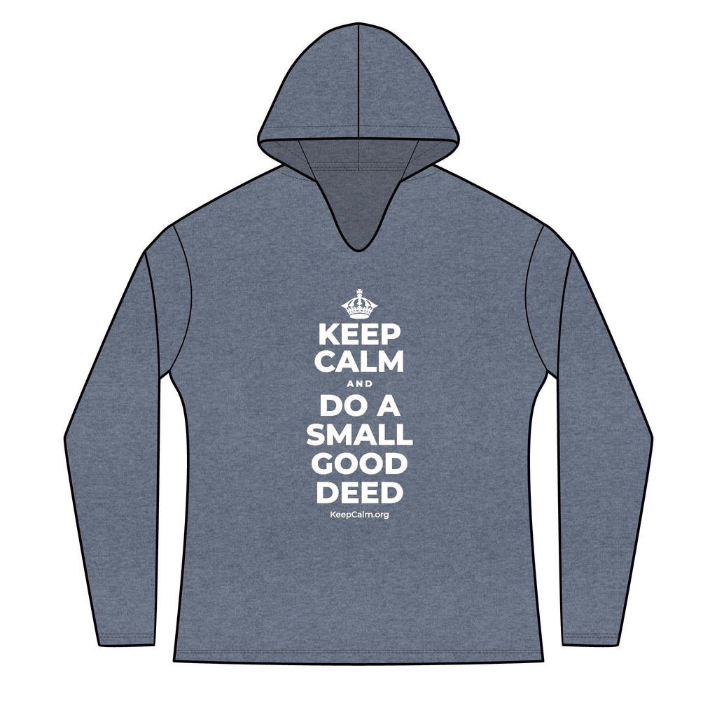 KEEP CALM AND DO A SMALL GOOD DEED Women's Long Sleeve Hoodie