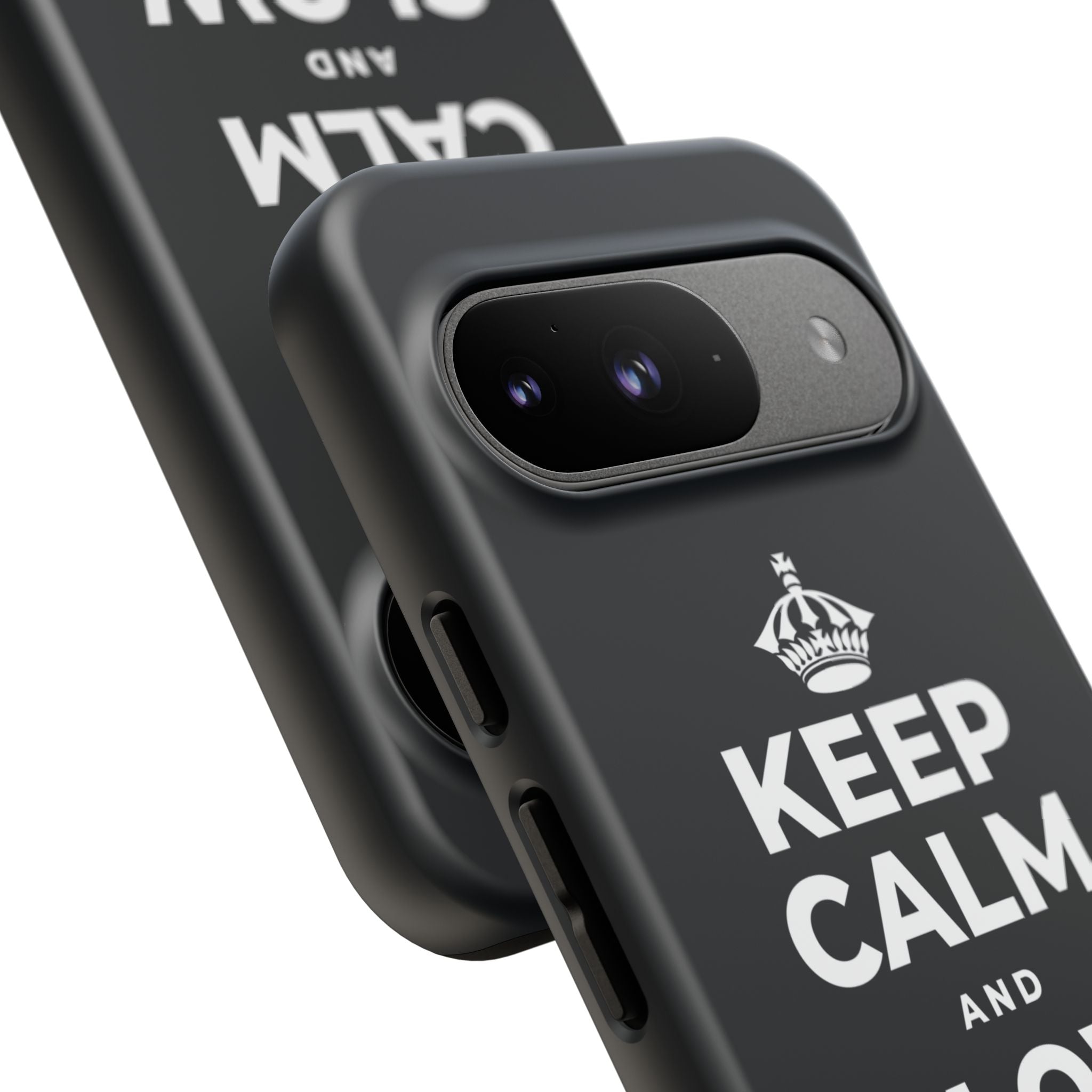 KEEP CALM AND GLOW TOGETHER Phone Case (Dark)
