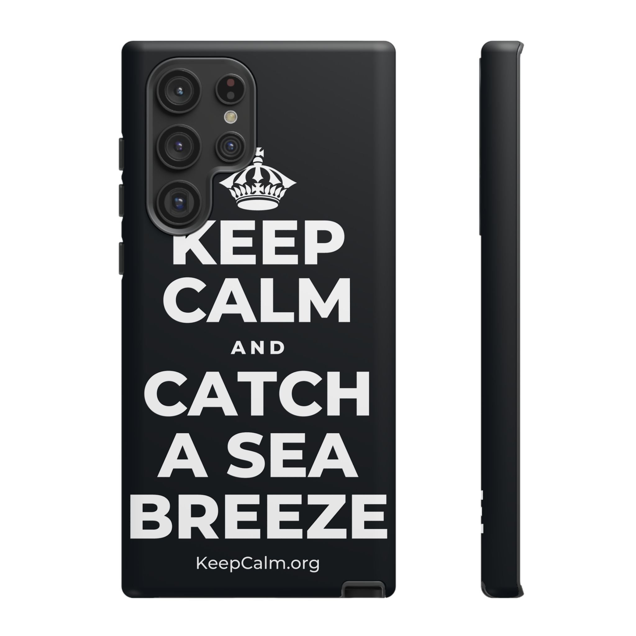 KEEP CALM AND CATCH A SEA BREEZE Phone Case (Dark)
