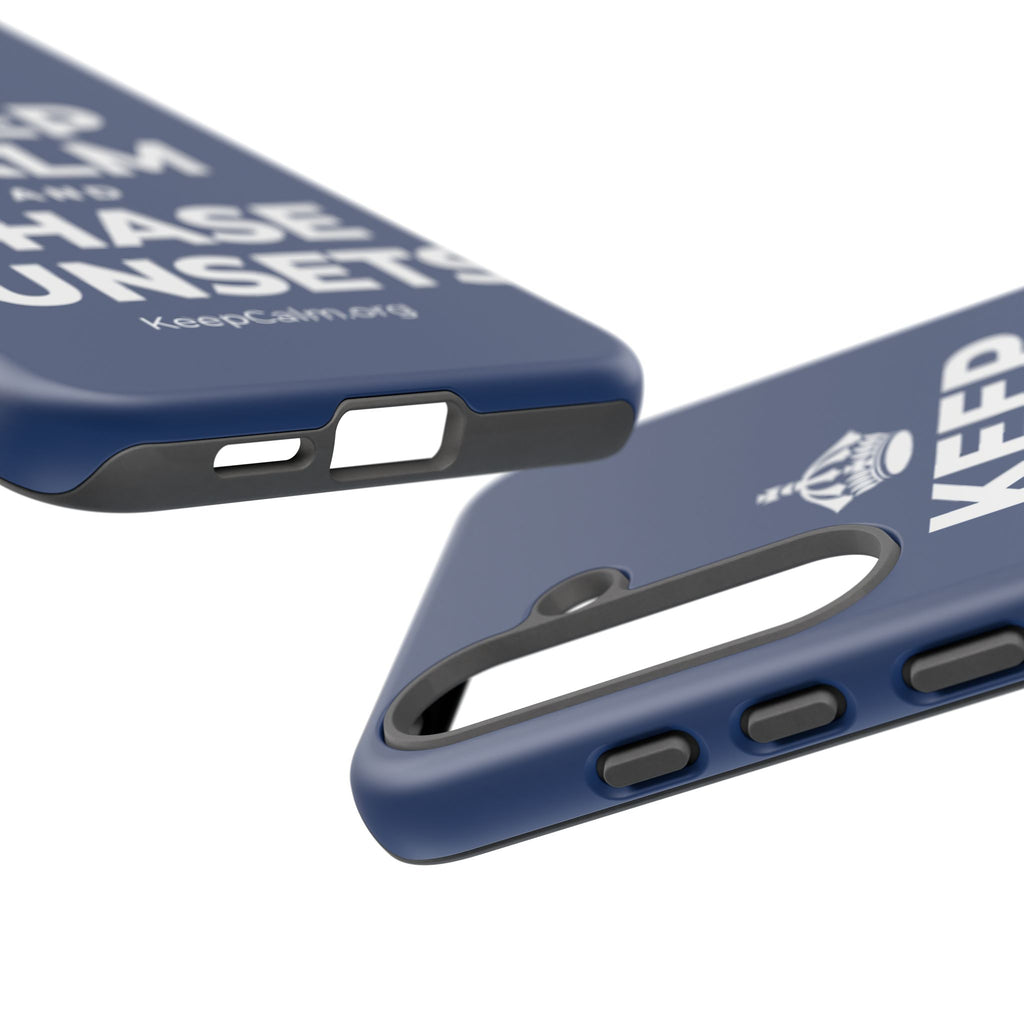 KEEP CALM AND CHASE SUNSETS Phone Case