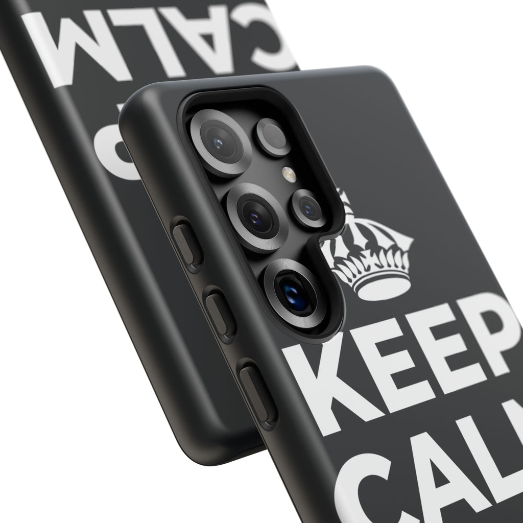 KEEP CALM AND முழு வாரத்தையும் பயன்படுத்துங்கள் Phone Case (Dark)