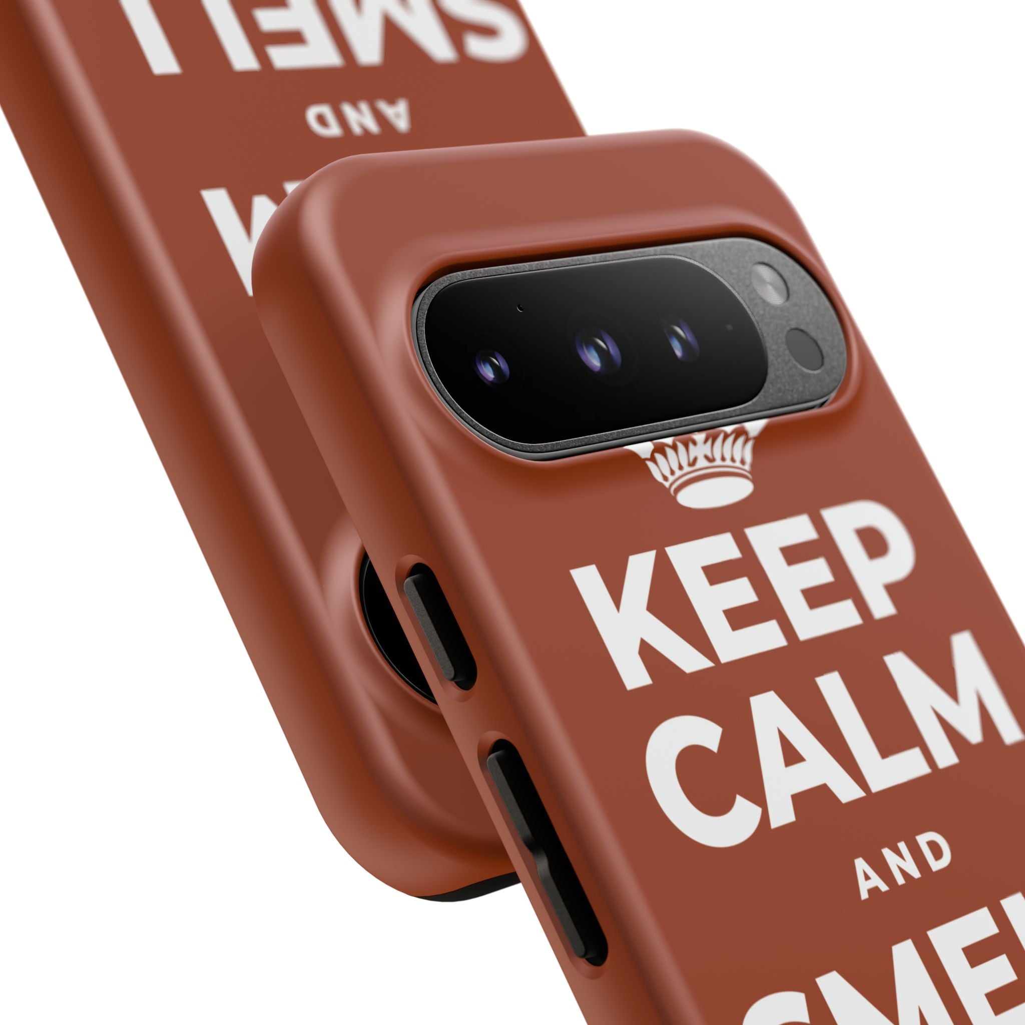 KEEP CALM AND SMELL THE ROSES Phone Case