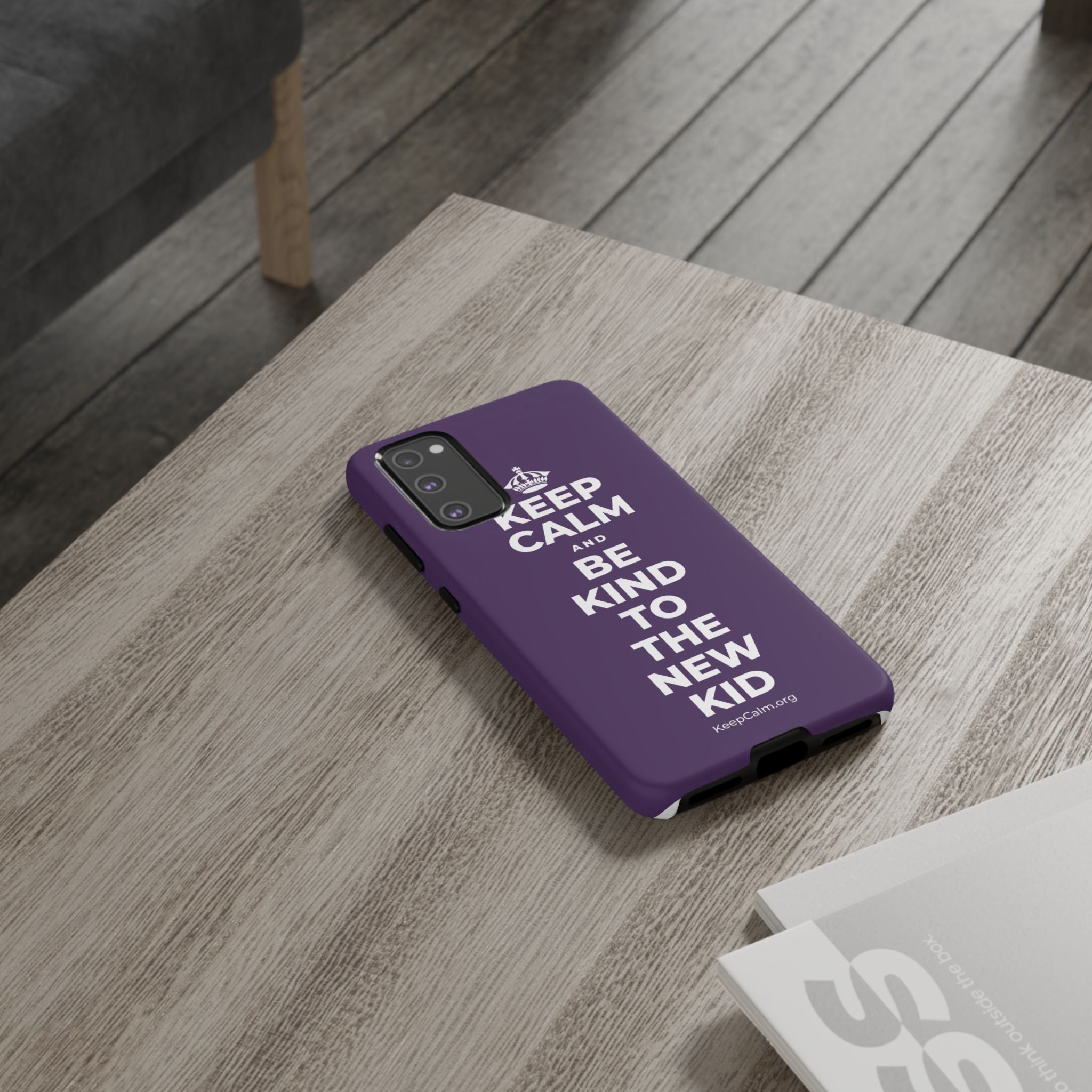 KEEP CALM AND BE KIND TO THE NEW KID Phone Case