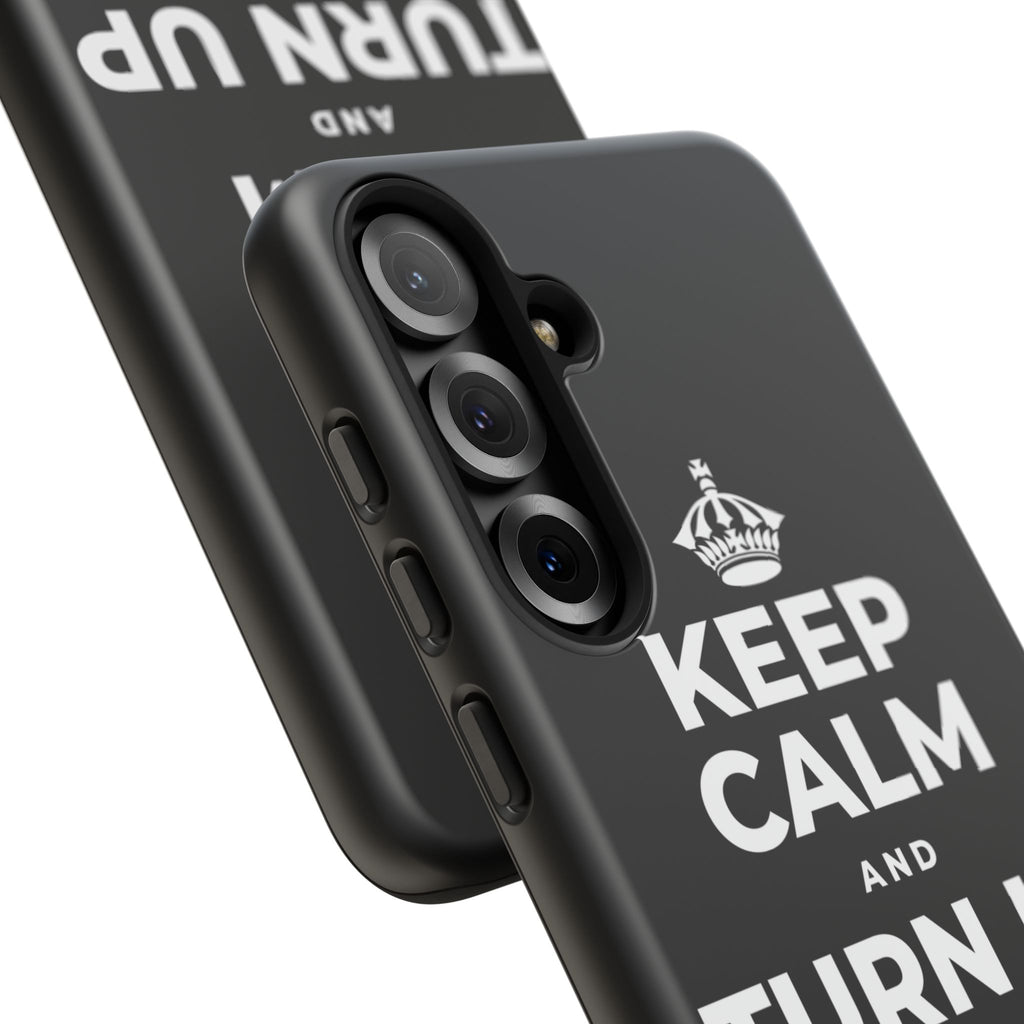 KEEP CALM AND TURN UP THE MUSIC Phone Case