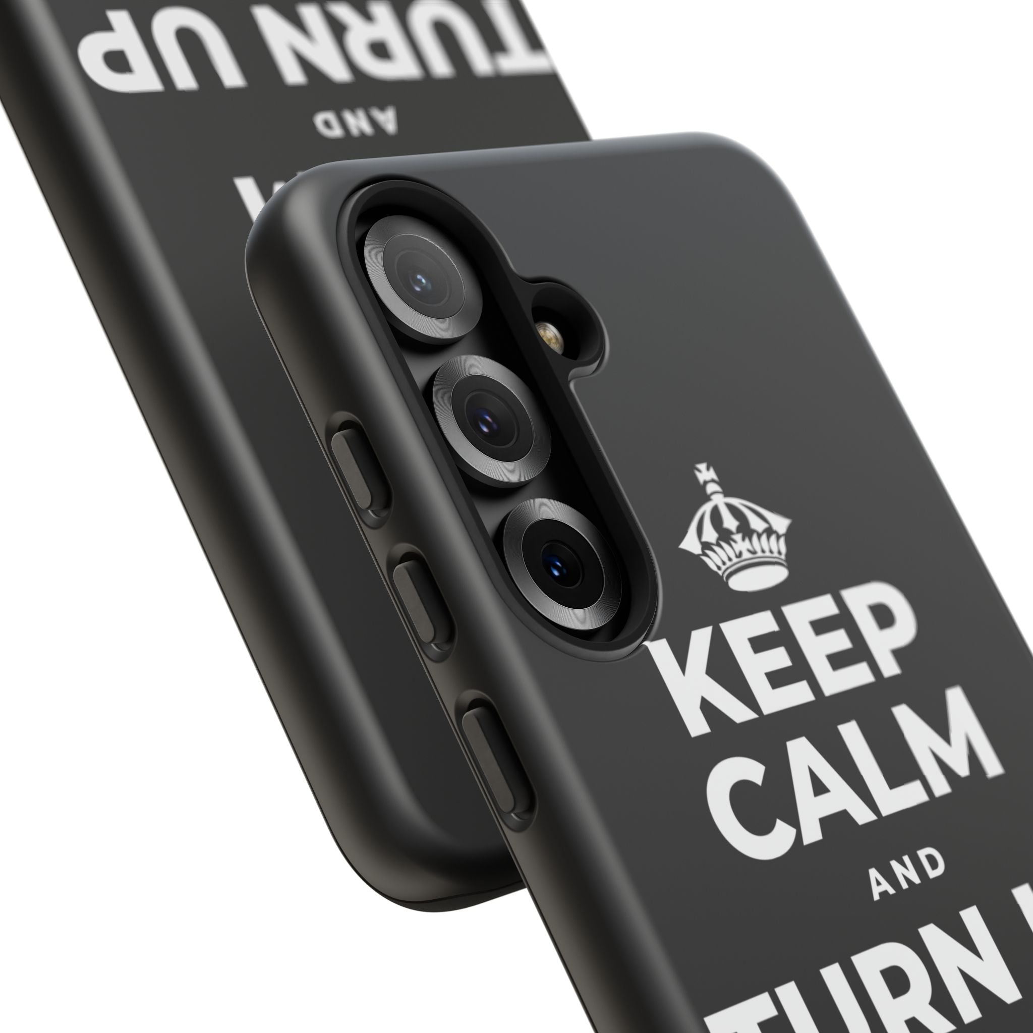 KEEP CALM AND TURN UP THE MUSIC Phone Case