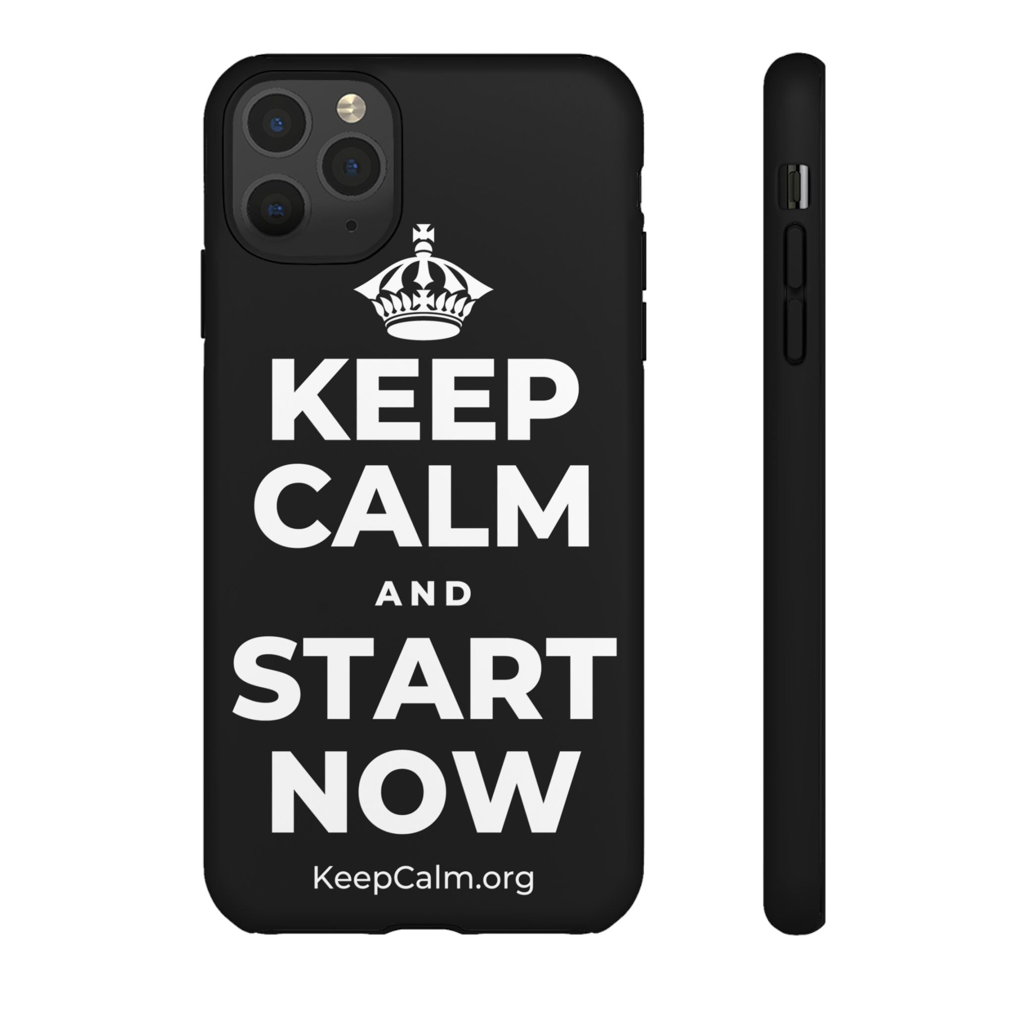 KEEP CALM AND START NOW Phone Case