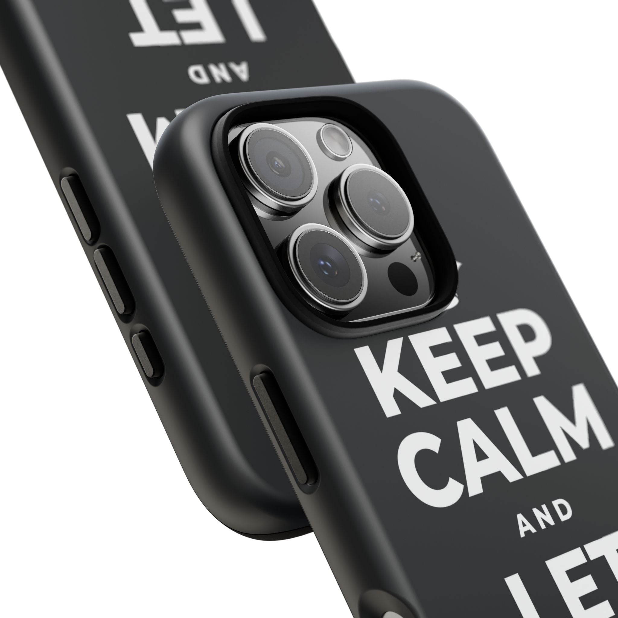 KEEP CALM AND LET IT OUT Phone Case (Dark)
