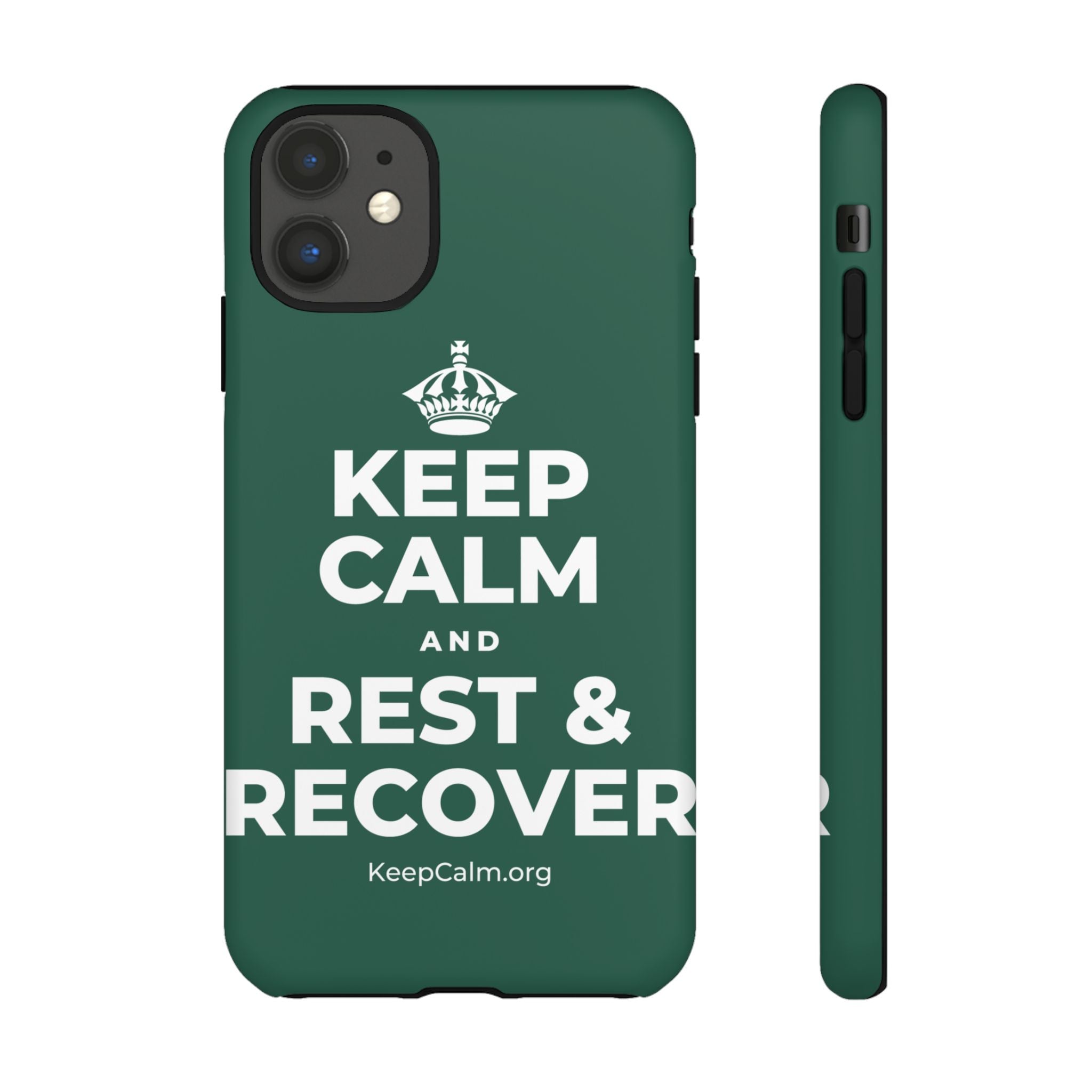 KEEP CALM AND REST & RECOVER Phone Case