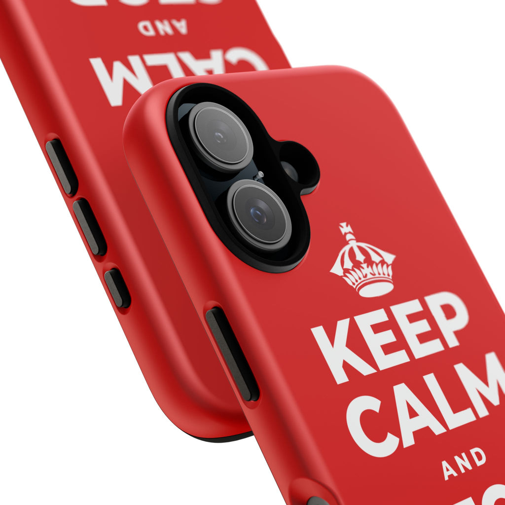 KEEP CALM AND STOP TRIPPIN' Phone Case