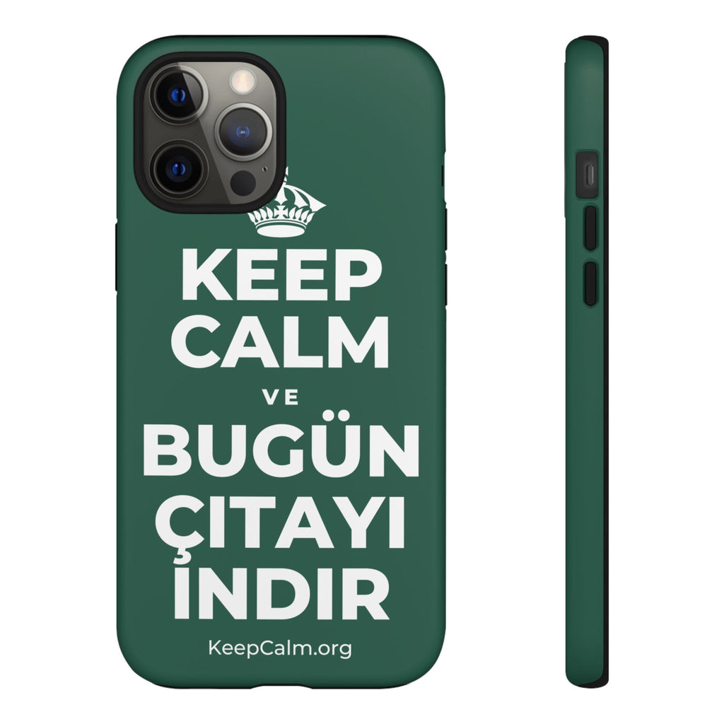 KEEP CALM VE BUGÜN ÇITAYI INDIR Phone Case