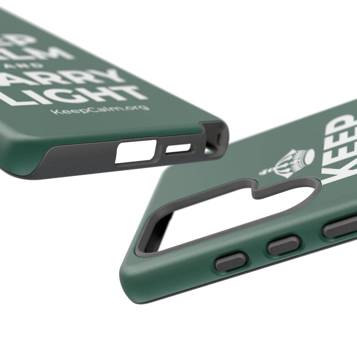 KEEP CALM AND CARRY LIGHT Phone Case