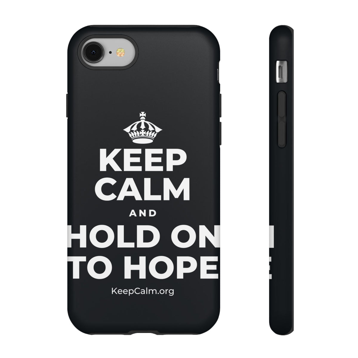KEEP CALM AND HOLD ON TO HOPE Phone Case (Dark)
