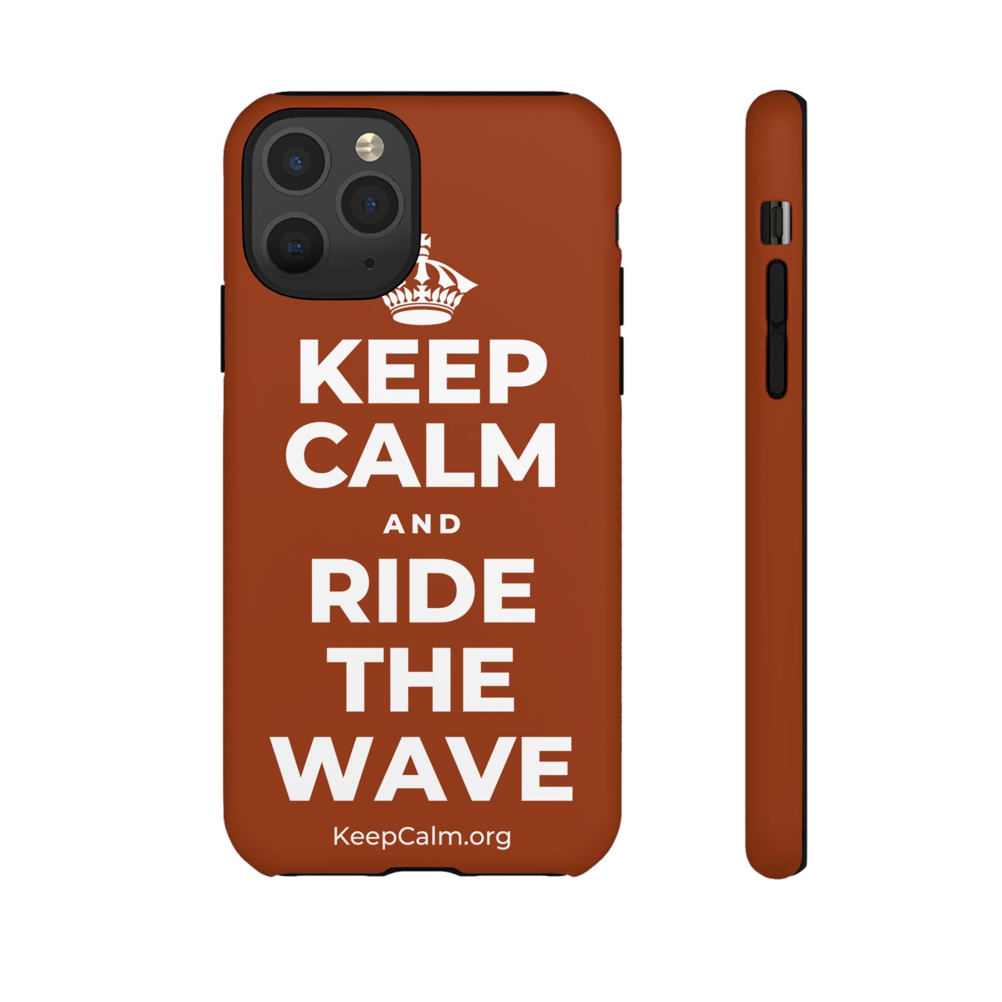 KEEP CALM AND RIDE THE WAVE Phone Case