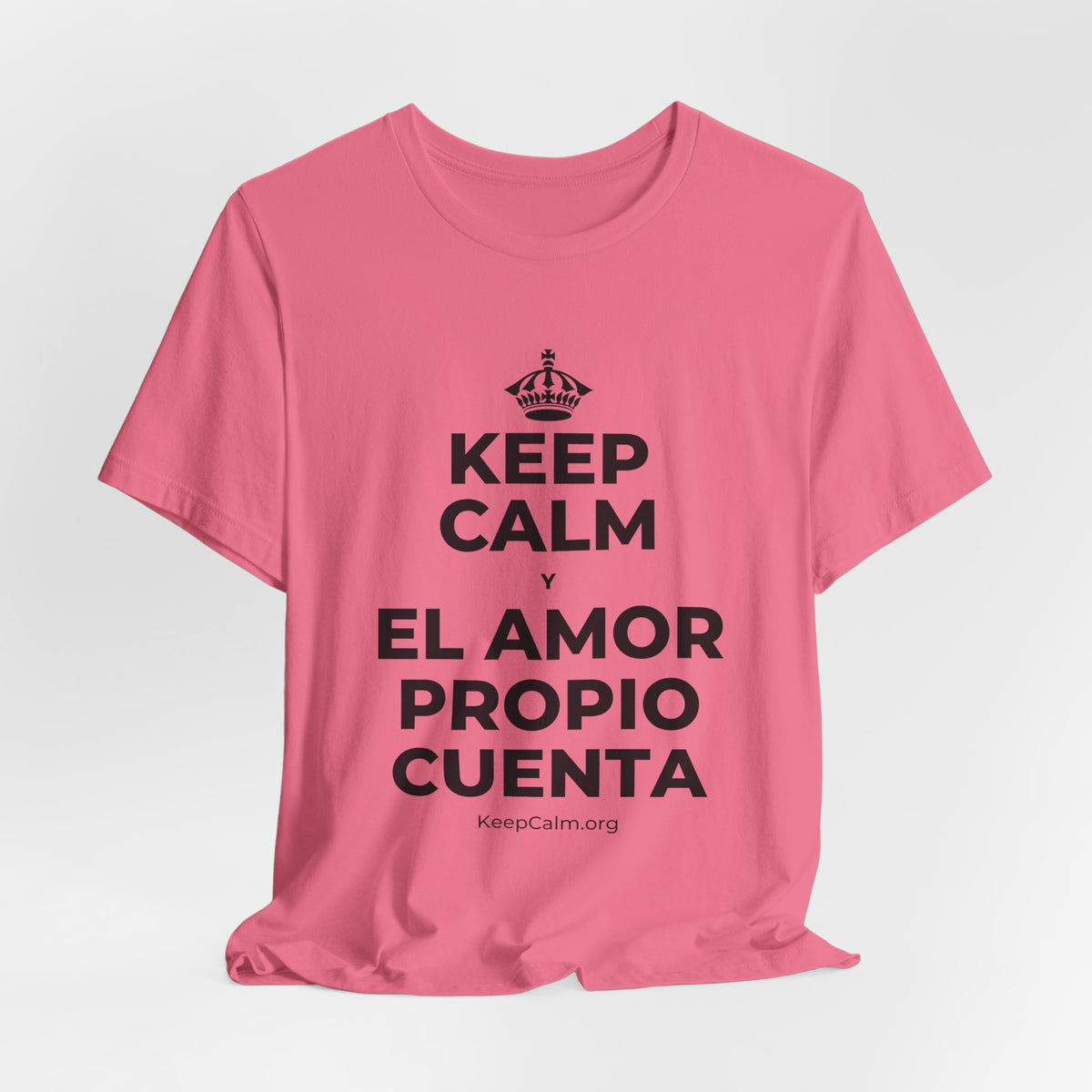 KEEP CALM Y EL AMOR PROPIO CUENTA T-Shirt (Military Green–Autumn)
