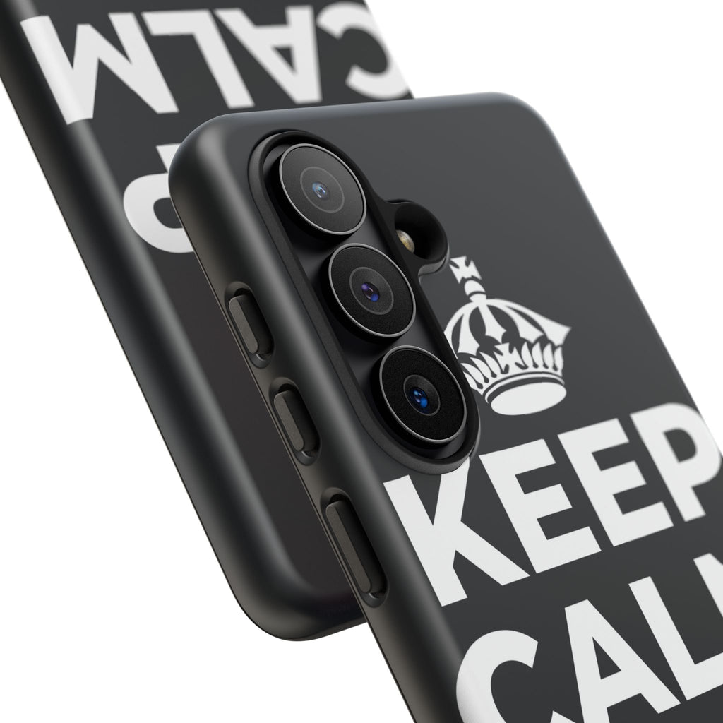 KEEP CALM AND முழு வாரத்தையும் பயன்படுத்துங்கள் Phone Case (Dark)