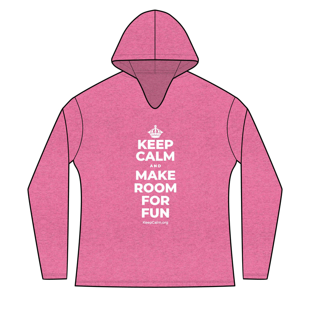 KEEP CALM AND MAKE ROOM FOR FUN Women's Long Sleeve Hoodie