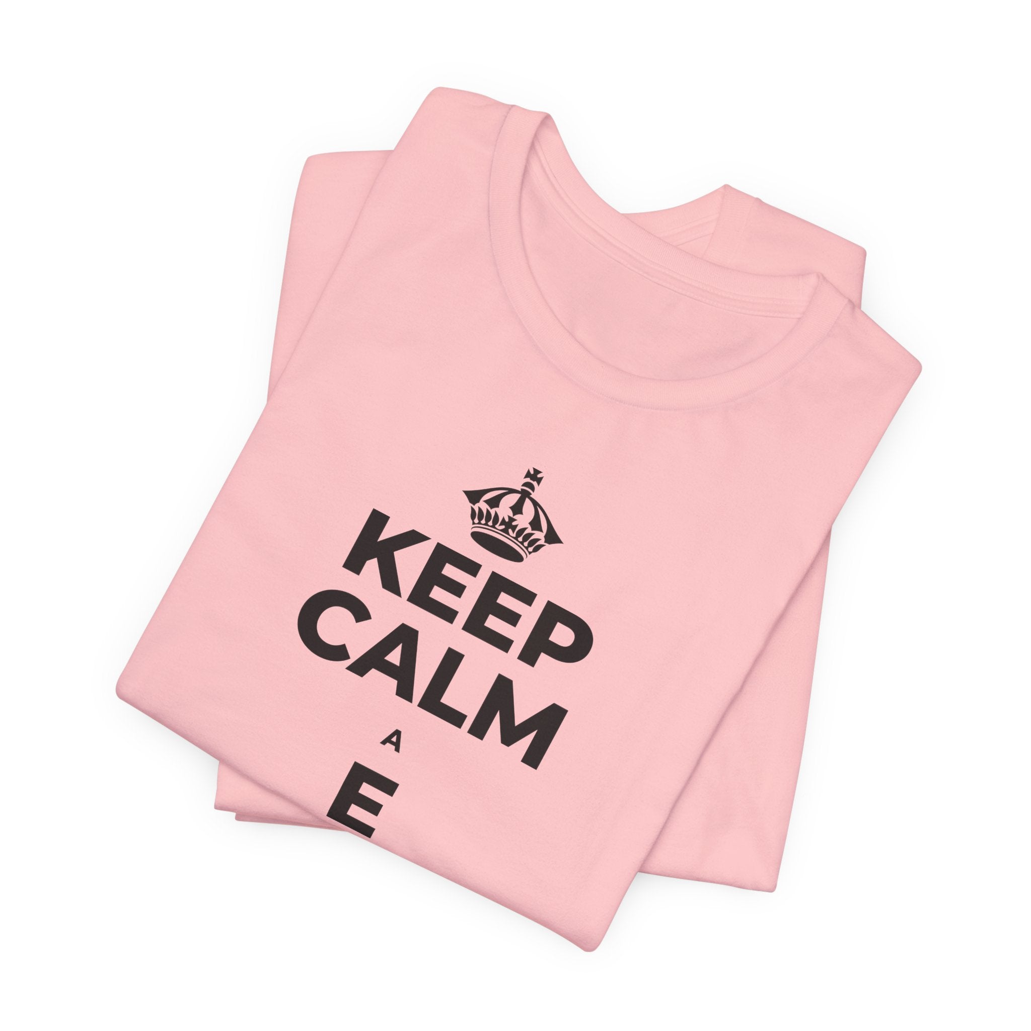 KEEP CALM A E HAʻAHEO IĀ ʻOE IHO T-Shirt (White–Asphalt)
