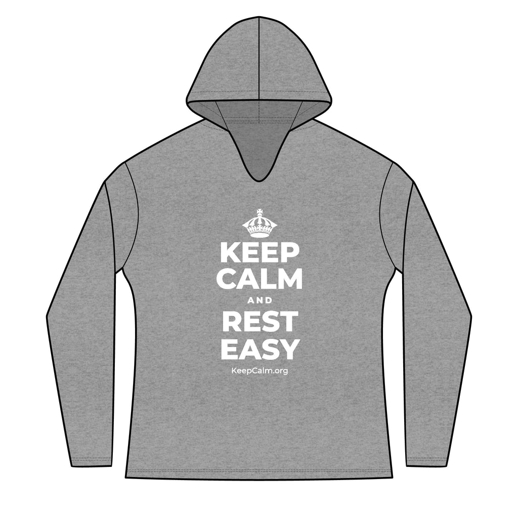 KEEP CALM AND REST EASY Women's Long Sleeve Hoodie