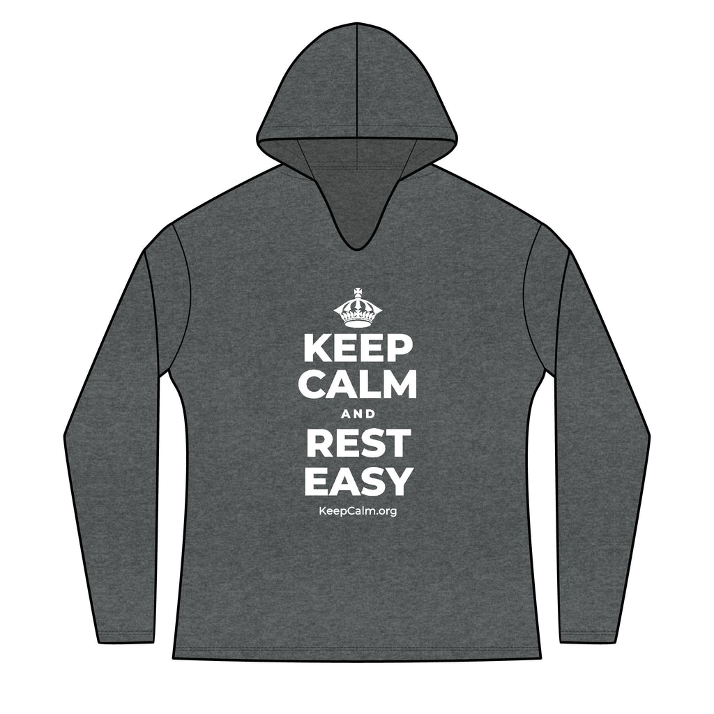 KEEP CALM AND REST EASY Women's Long Sleeve Hoodie