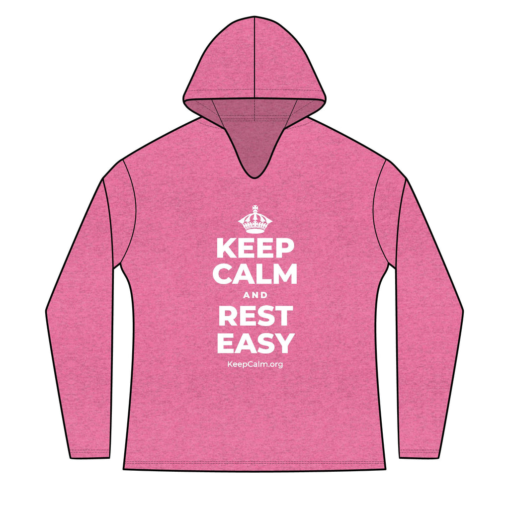 KEEP CALM AND REST EASY Women's Long Sleeve Hoodie