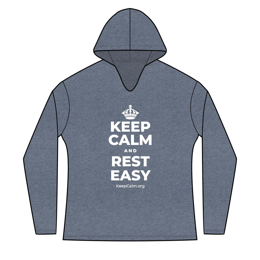 KEEP CALM AND REST EASY Women's Long Sleeve Hoodie