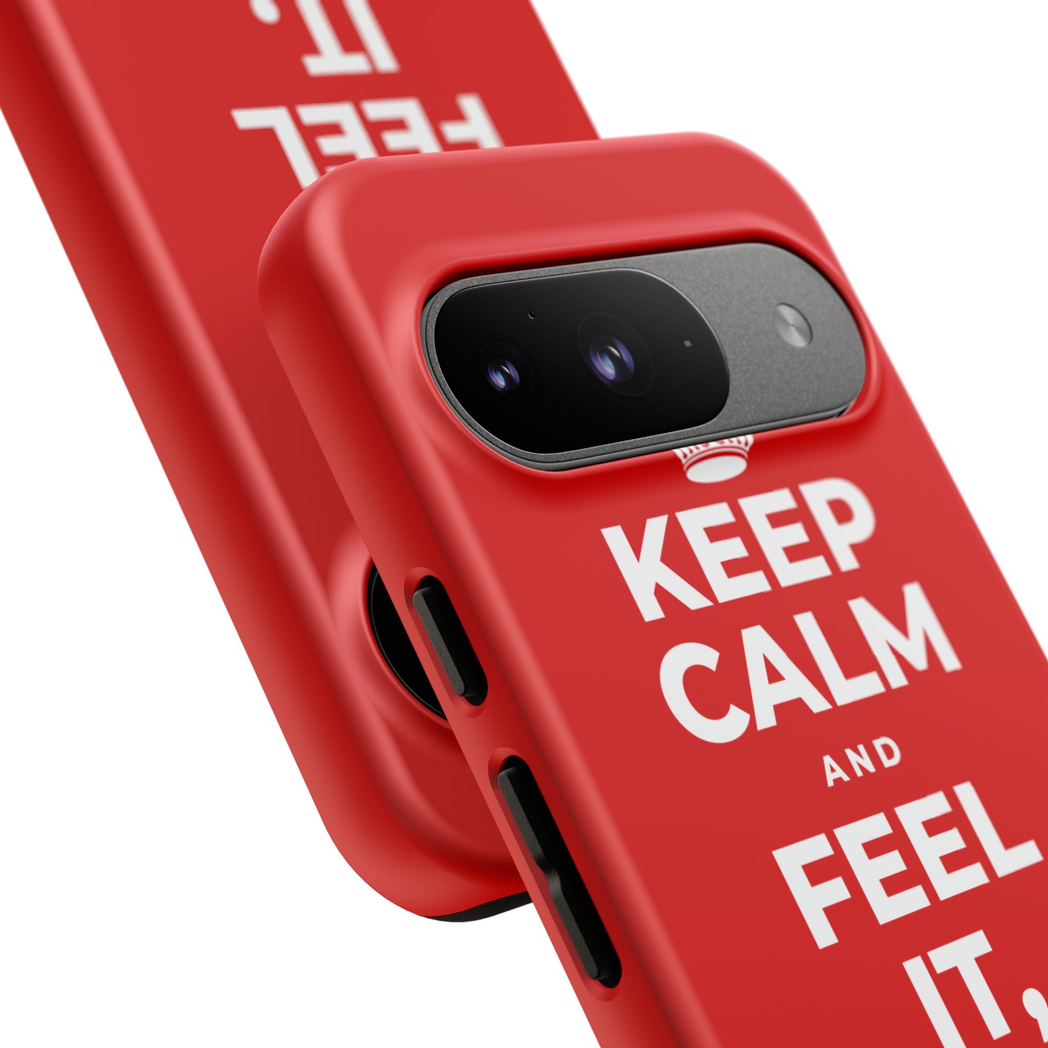 KEEP CALM AND FEEL IT, NOT FEED IT Phone Case