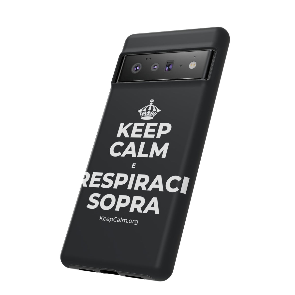 KEEP CALM E RESPIRACI SOPRA Phone Case (Dark)