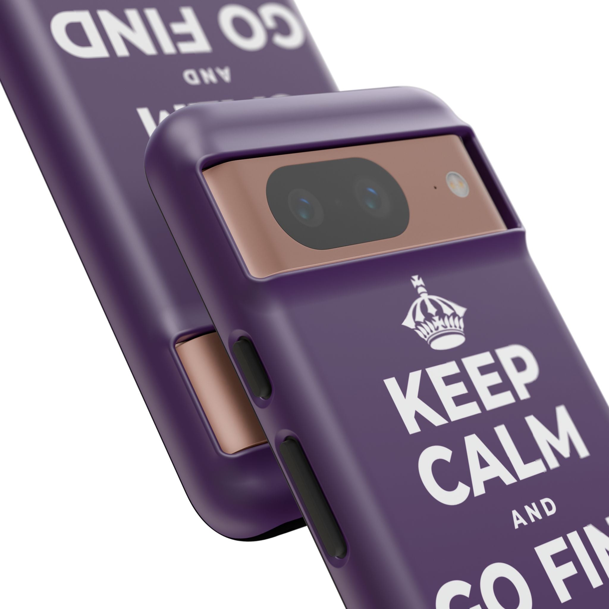 KEEP CALM AND GO FIND NEW SOUNDS Phone Case