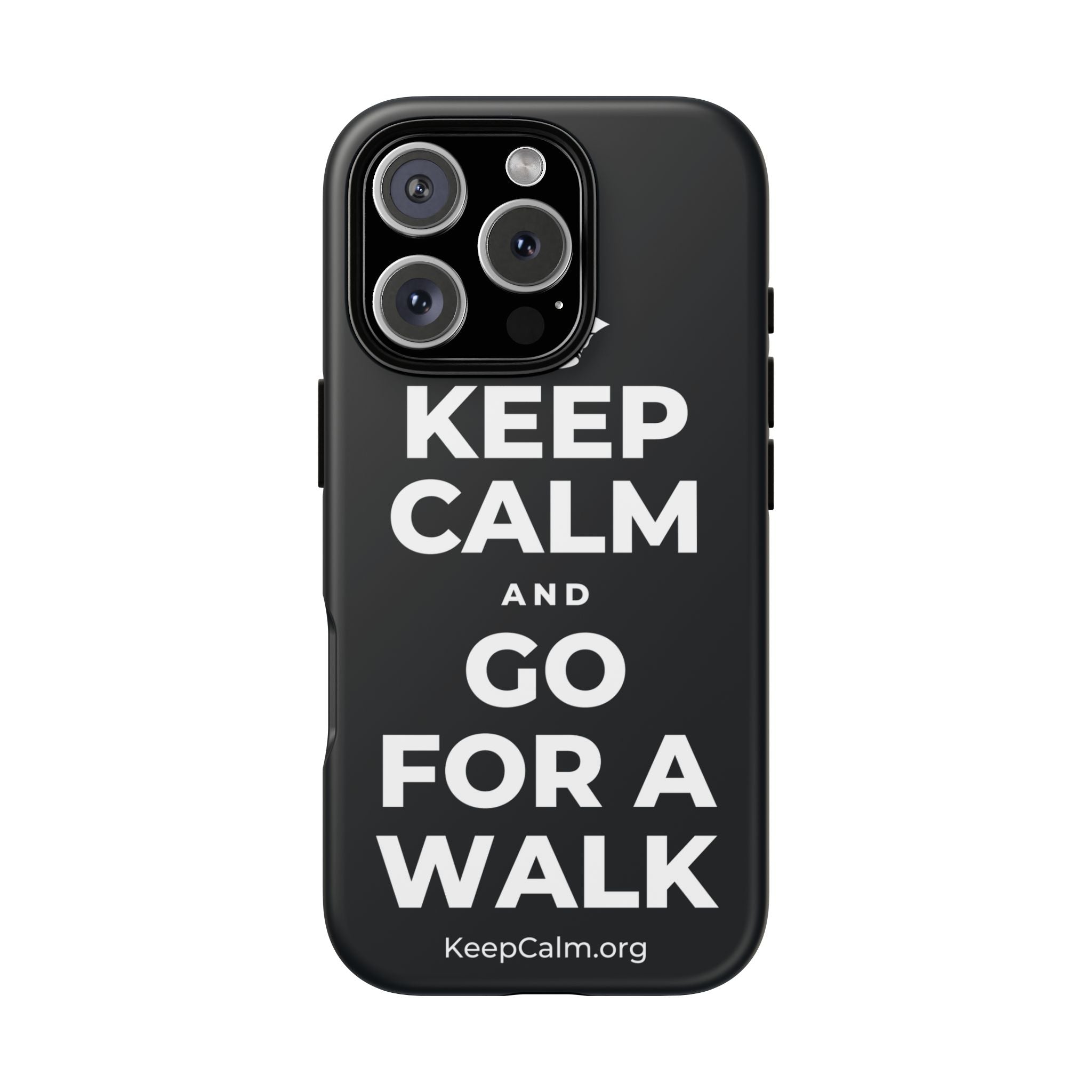 KEEP CALM AND GO FOR A WALK Phone Case (Dark)