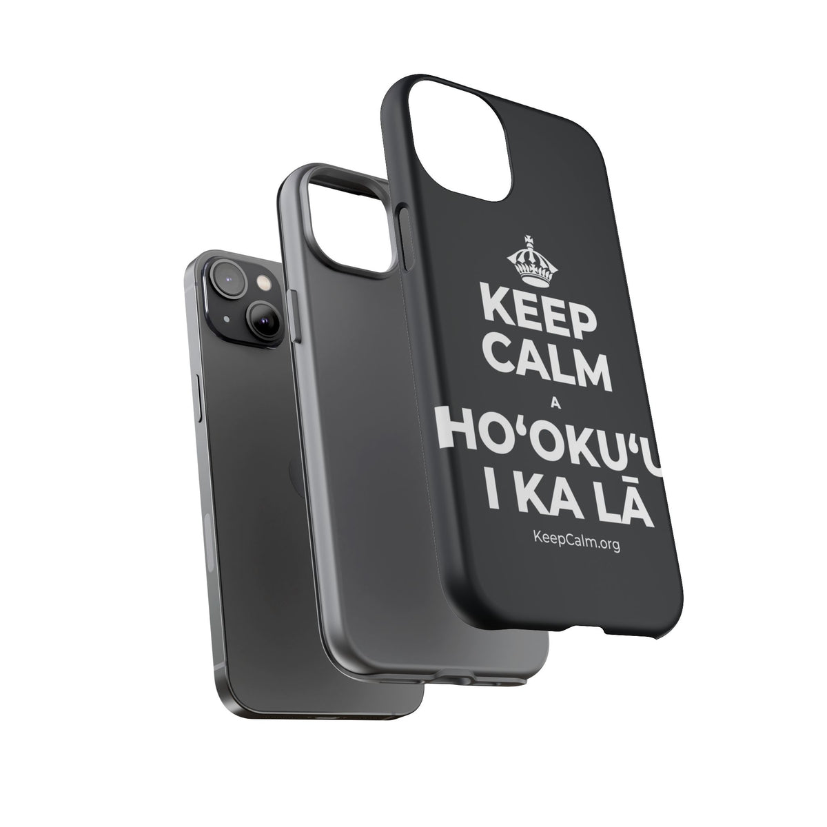 KEEP CALM A HOʻOKUʻU I KA LĀ Phone Case (Dark)