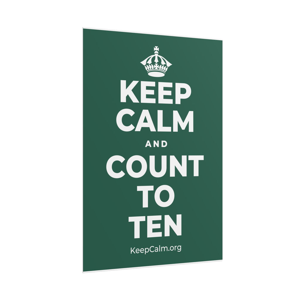 KEEP CALM AND COUNT TO TEN Poster