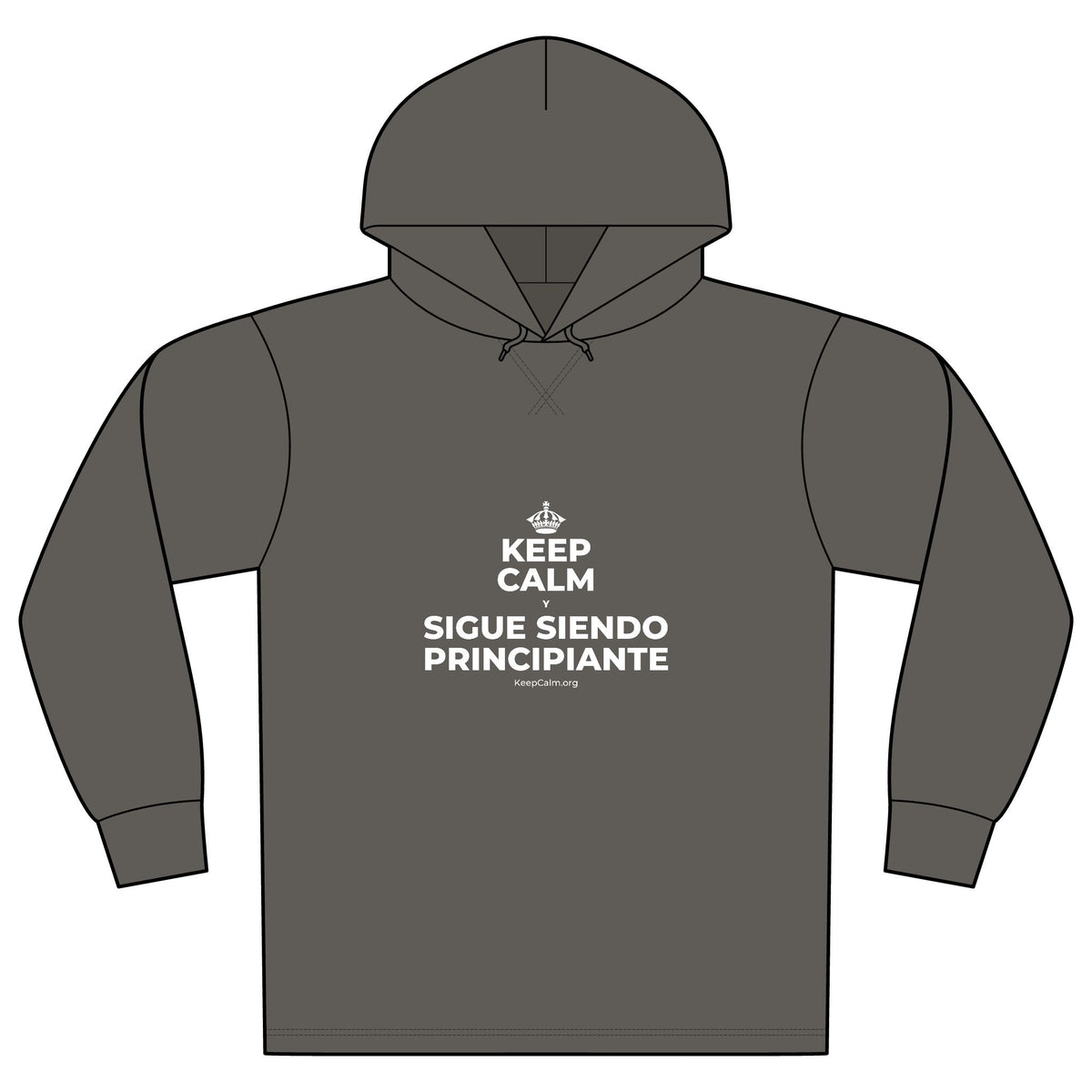 KEEP CALM Y SIGUE SIENDO PRINCIPIANTE Organic Hoodie Tee