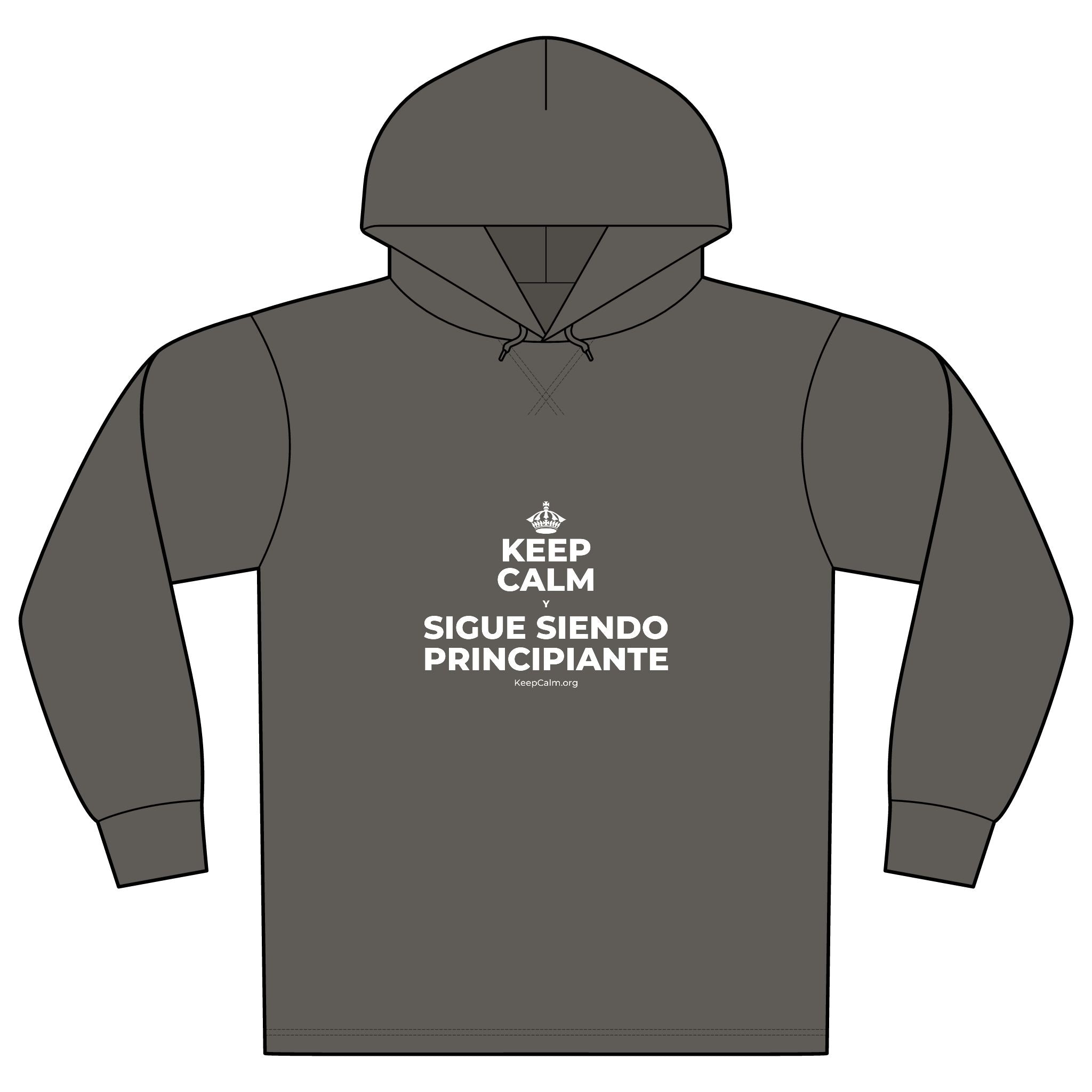 KEEP CALM Y SIGUE SIENDO PRINCIPIANTE Organic Hoodie Tee
